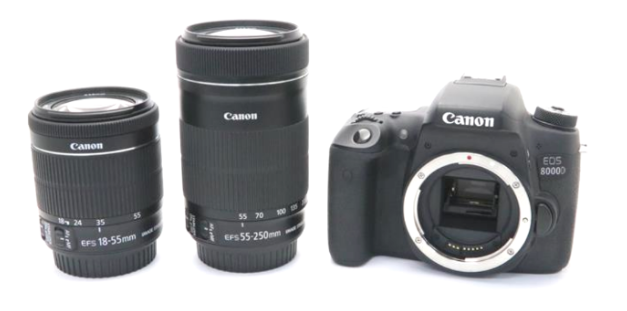 Canon キヤノン EOS 8000Dダブルズームキット