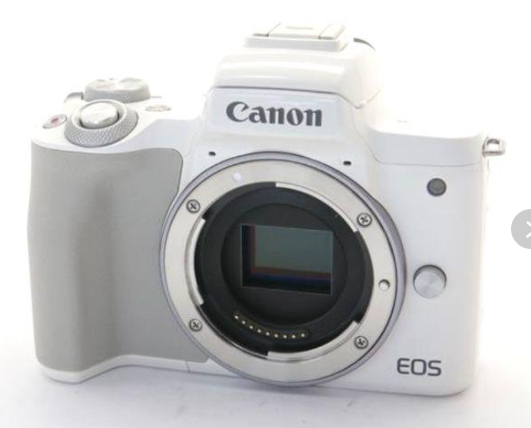 キヤノン Canon EOS kiss M ホワイト + EF-M 18-55mm