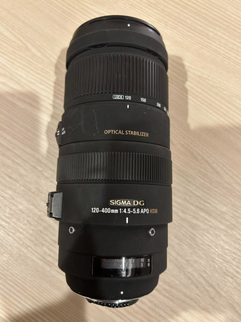中古 シグマ SIGMA 120-400mm F4.5-5.6 OS ニコン レンズ 難有品