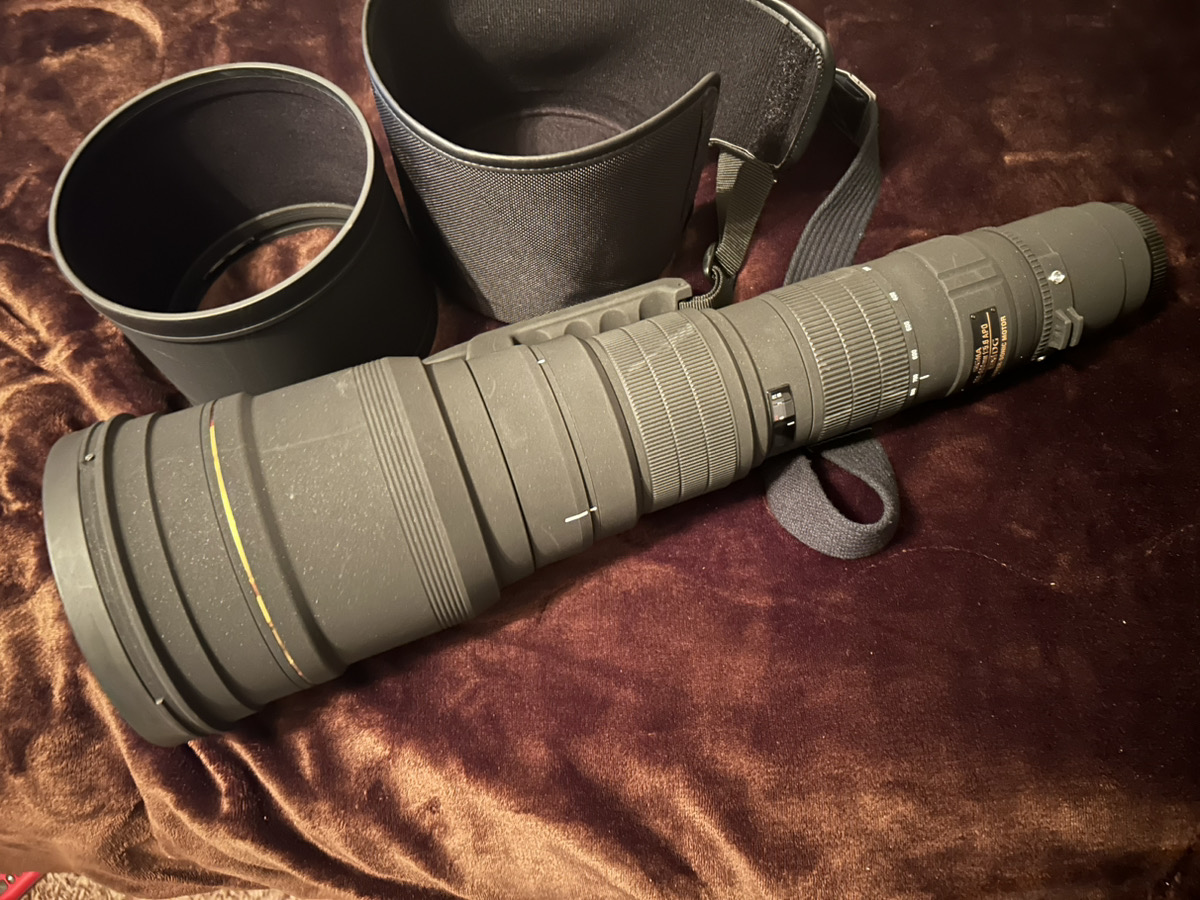 ▲ シグマ 300-800mm DG キヤノン カビあり